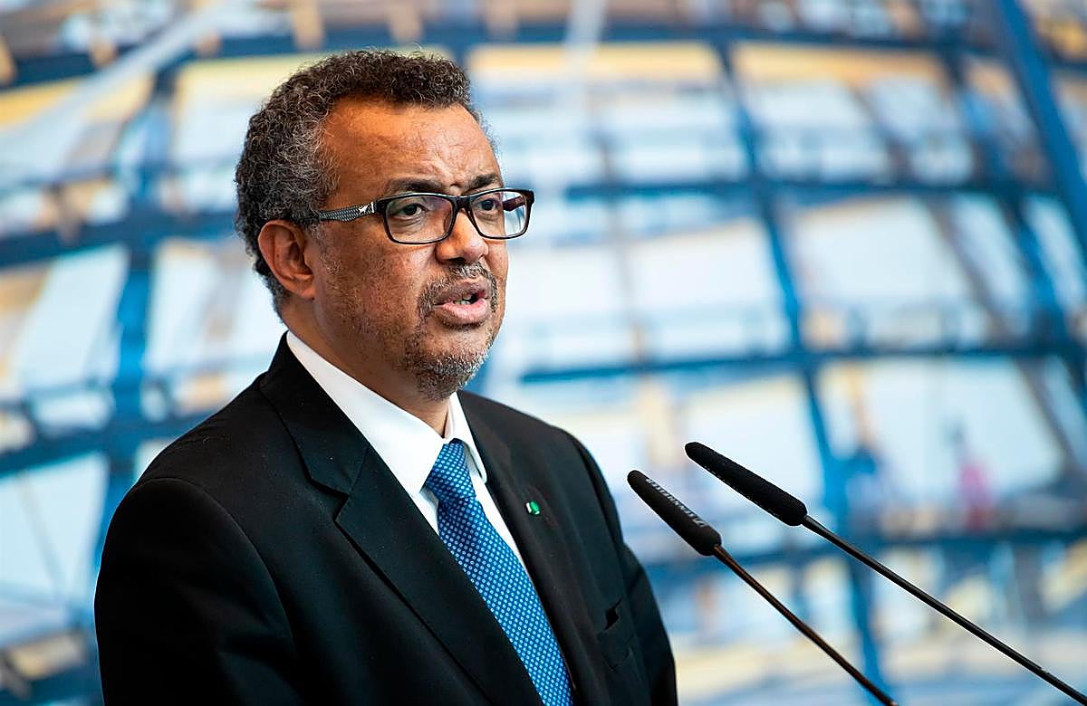 El director general de la Organización Mundial de la Salud (OMS), Tedros Adhanom Ghebreyesus.