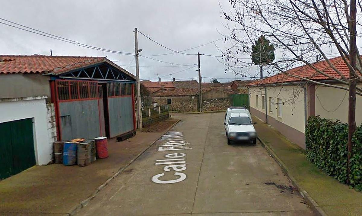 Calle Florida, donde se registró el incendio.