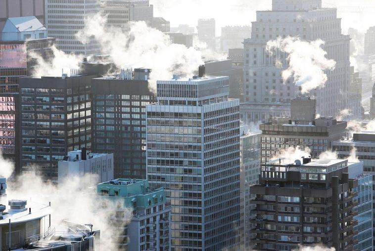 Contaminación ciudad.