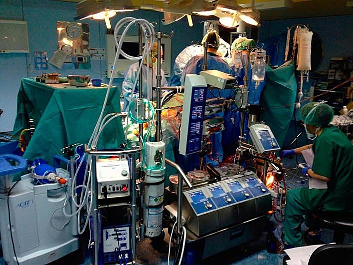 Intervención realizada en el Hospital de Salamanca.