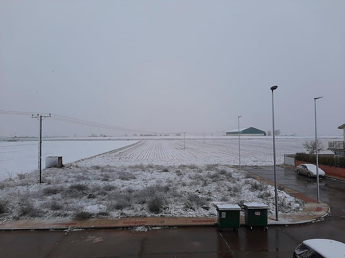 Nevada en la localidad de San Morales.