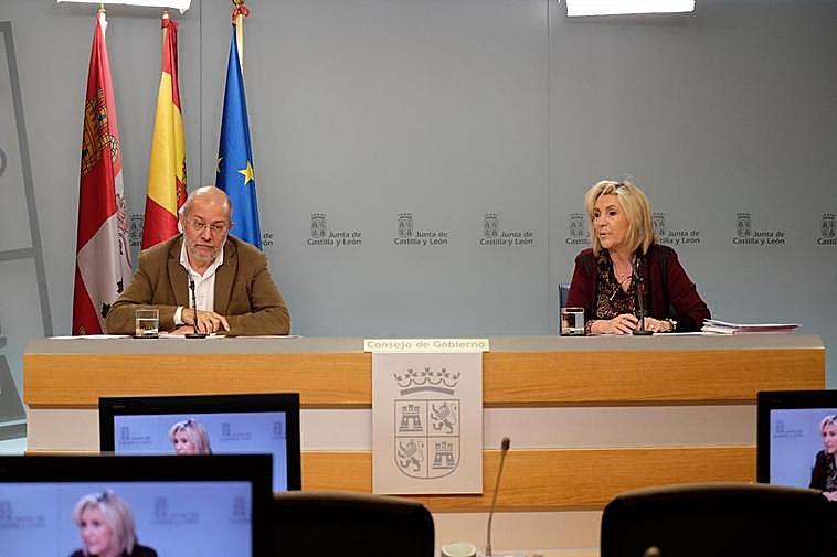 Francisco Igea y Verónica Casado.