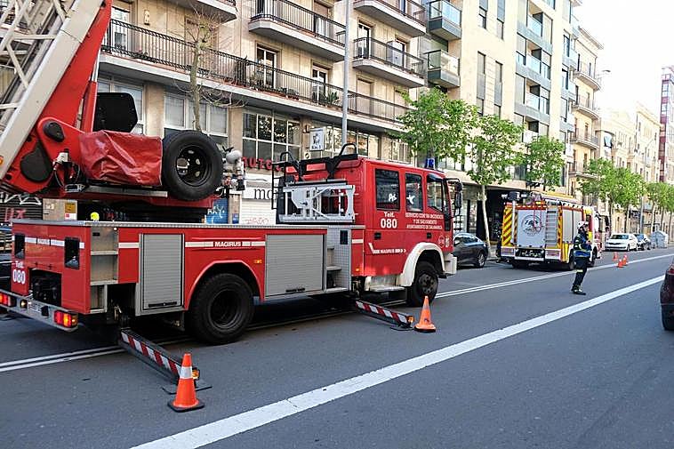 Los bomberos se desplazaron a María Auxiliadora por una falsa alarma