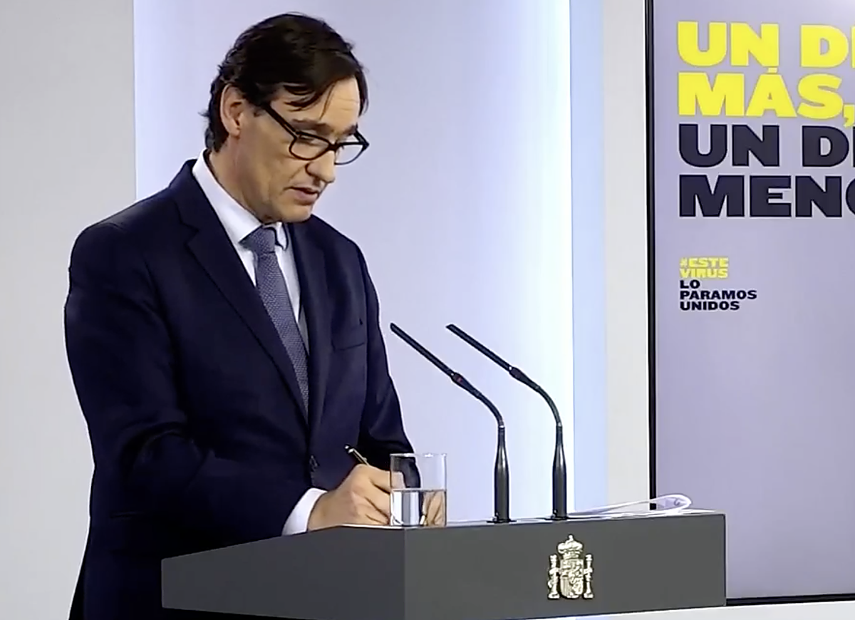 El Ministro de Sanidad, Salvador Illa.