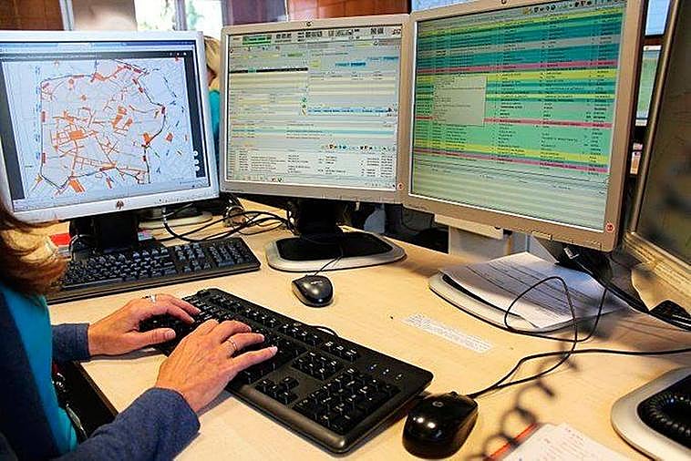 Sala del 112 de Castilla y León.