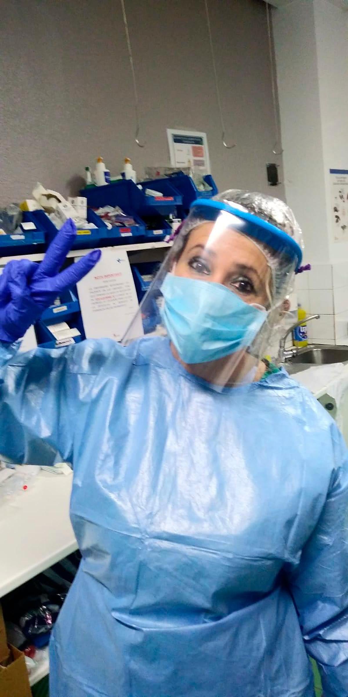 Isabel Martín Bárez trabaja en el hospital Clínico de Salamanca.