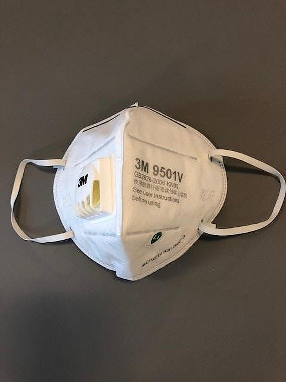 Imagen de una de las mascarillas con la ‘temida’ válvula.