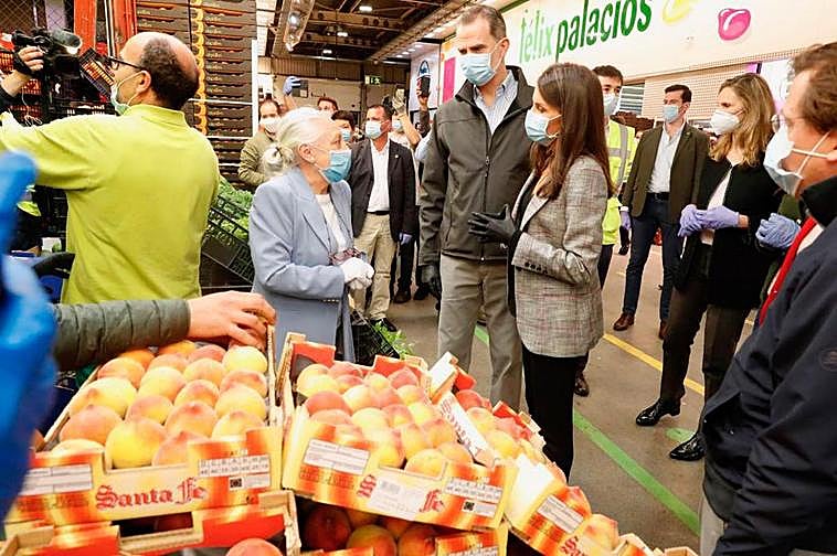 Visita de los Reyes a Mercamadrid.