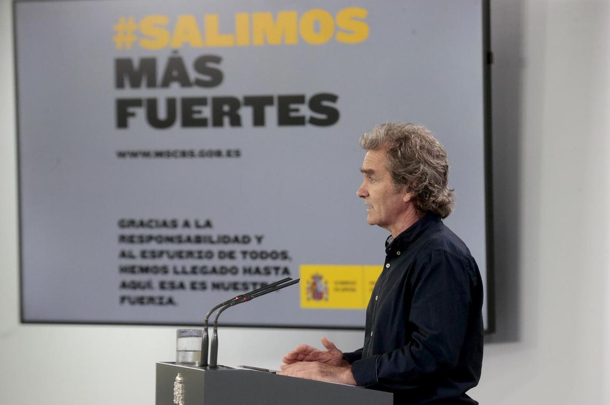 El director del Centro de Coordinación de Alertas y Emergencias Sanitarias, Fernando Simón.