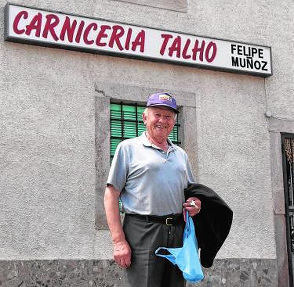 Felipe Muñoz, vecino y empresario cárnico oñorense.