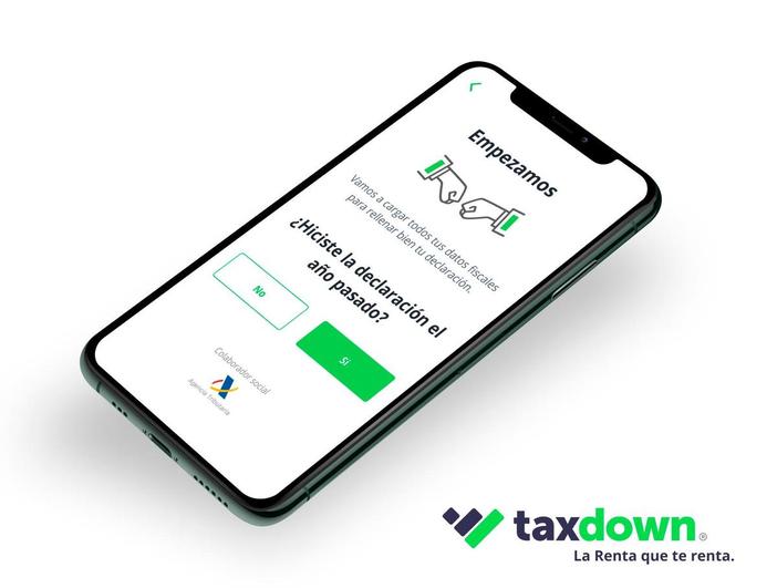 La aplicación de TaxDown está disponible para iOS y Android