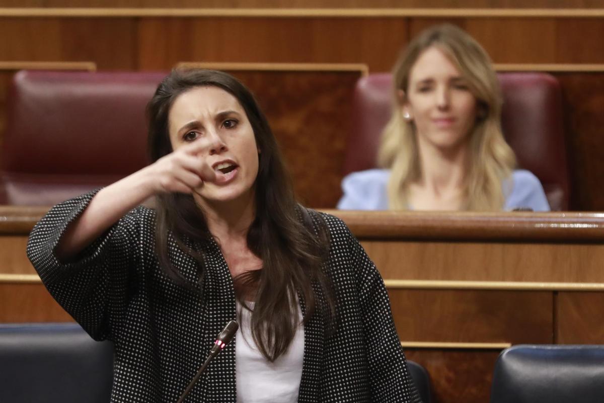 La ministra de Igualdad, Irene Montero.