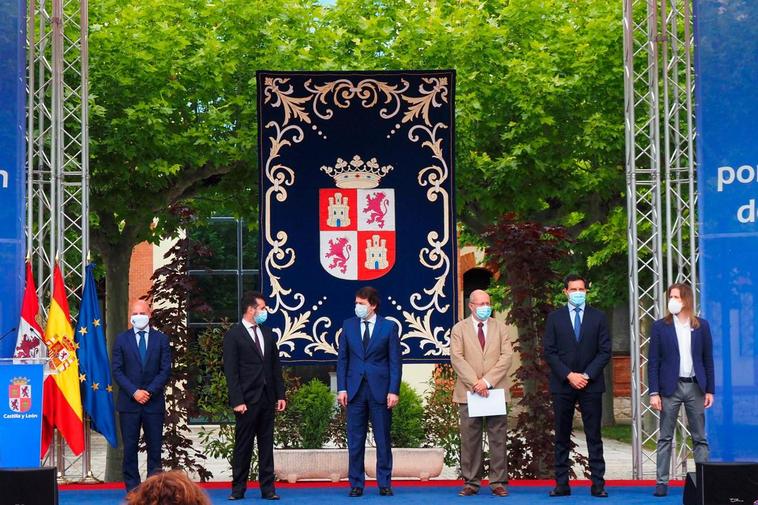 Acto de la firma del Pacto para la Reconstrucción de Castilla y León.