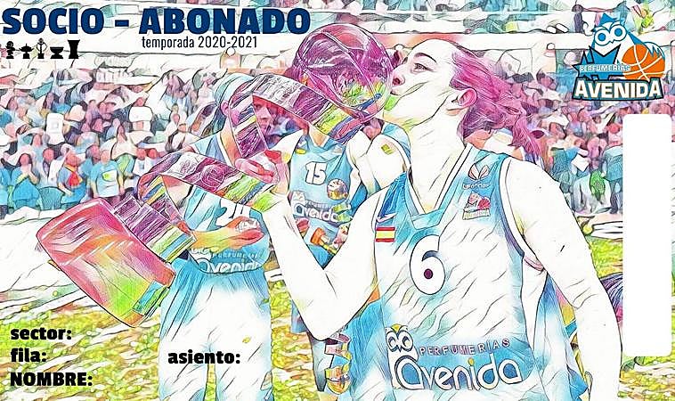 Imagen del nuevo carnet del Avenida.