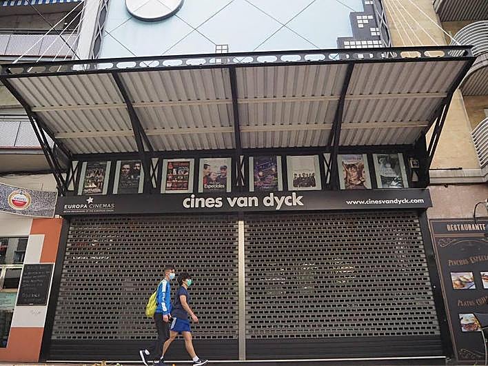 Los cines Van Dyck, que abrirán el 10 de julio.
