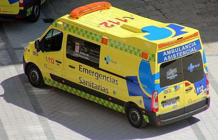 Una ambulancia de Sacyl.