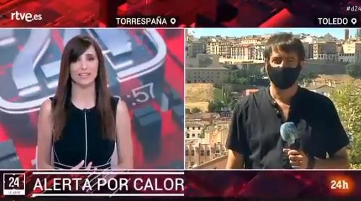 El brutal directo sobre el calor en TVE: “La noticia un 16 de julio sería que no hiciera en Toledo calor”