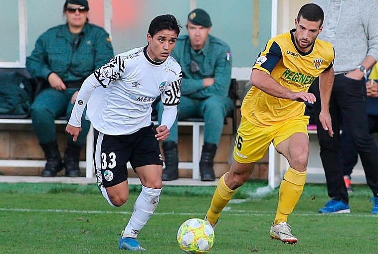 Monárrez, la temporada pasada con el primer equipo en el estadio Helmántico.
