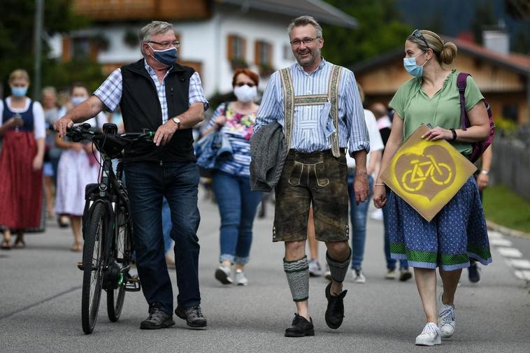 Manifestación en Alemania.