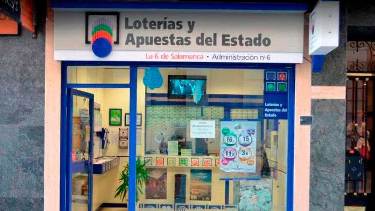 Administración de Loterías número 6 de Salamanca.
