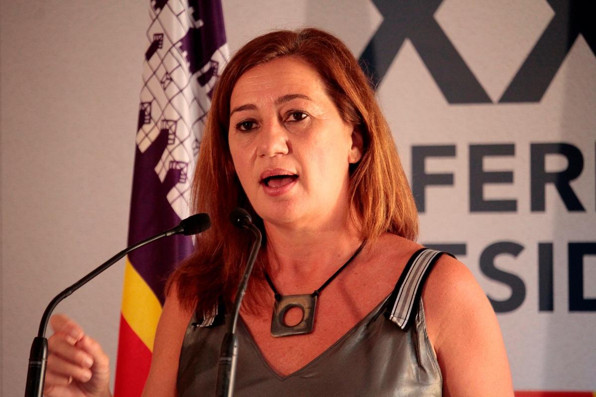 Francina Armengol, presidenta del gobierno de Baleares.