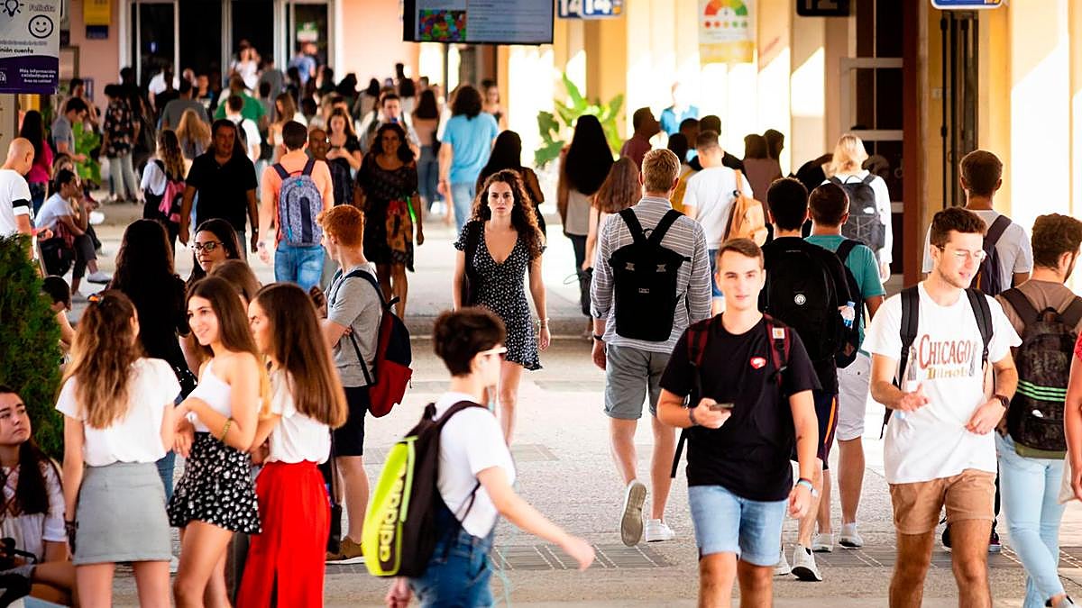 Estudiantes en la Universidad Pablo de Olavide