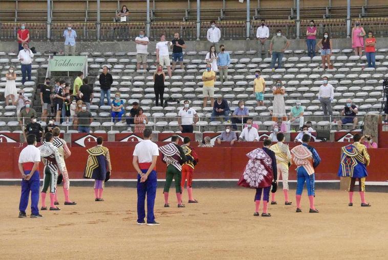 Así estaban los tendidos la semana pasada en La Glorieta