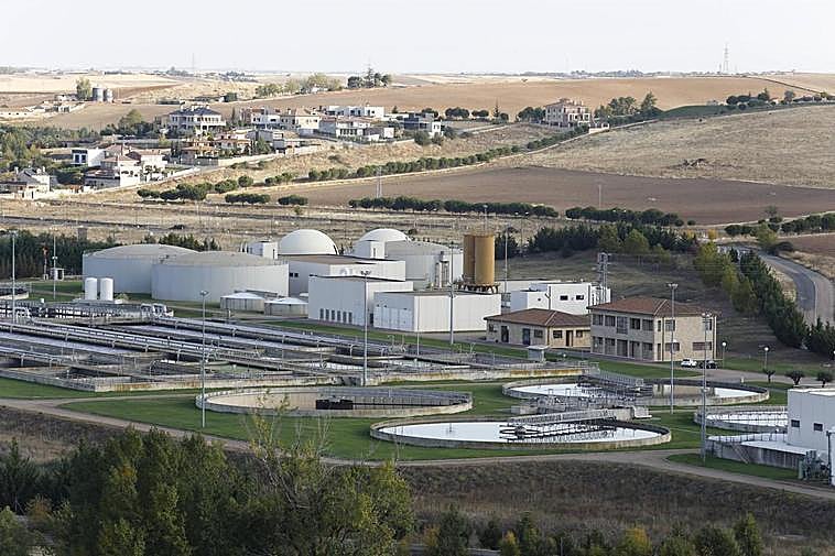 La estación depuradora de aguas residuales (Edar) de Salamanca.