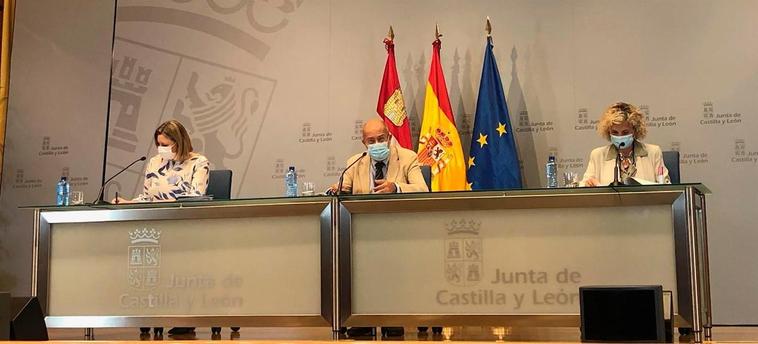 Francisco Igea y Verónica Casado, en la rueda de prensa posterior al Consejo de Gobierno.