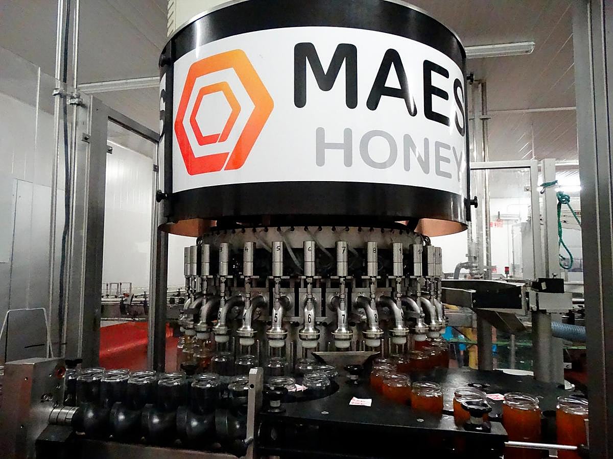 Vista de la nueva línea de envasado de MAES Honey.