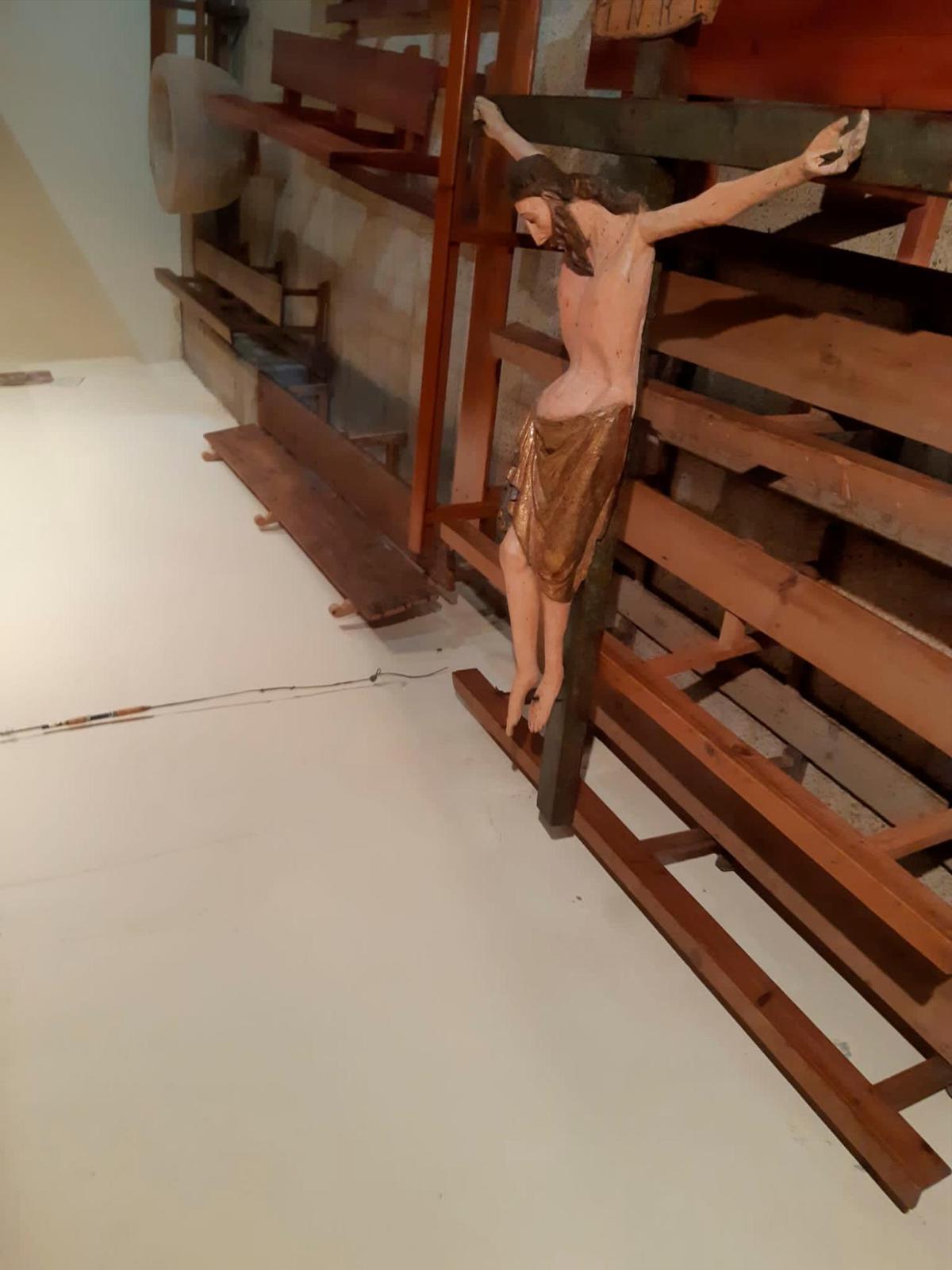 El Cristo Doloroso de Garcibuey, tras su restauración, ya puede visitarse