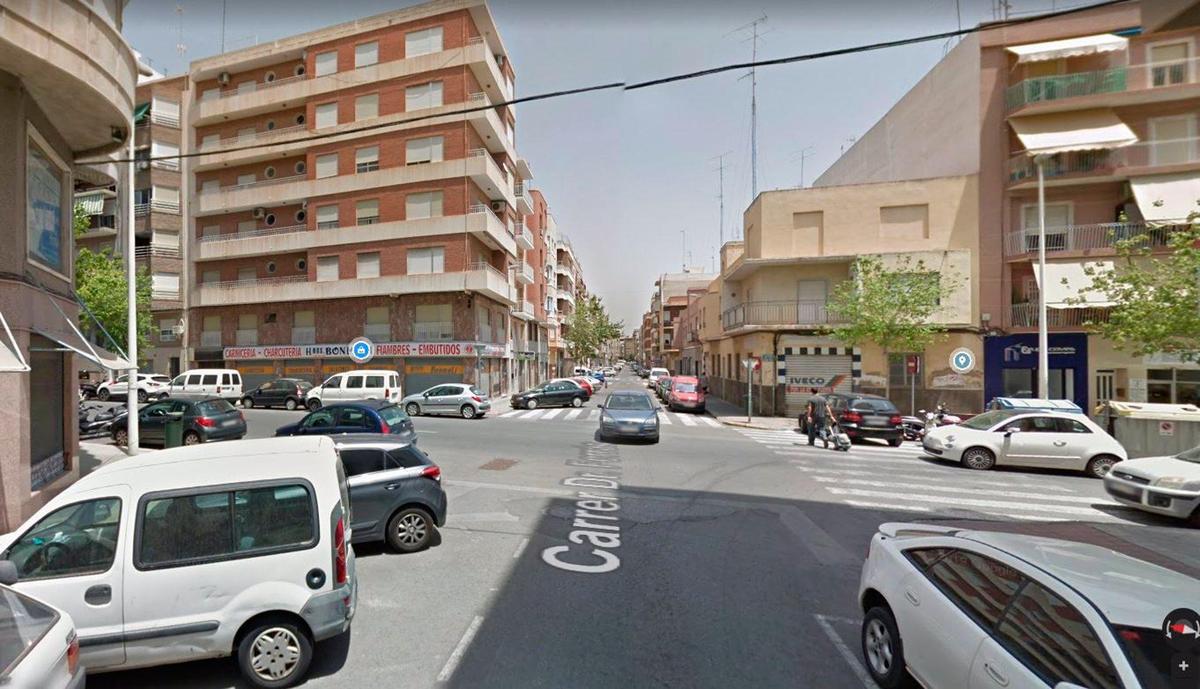 Imagen de la calle Doctor Ferrán de Elche, donde se produjo el suceso.