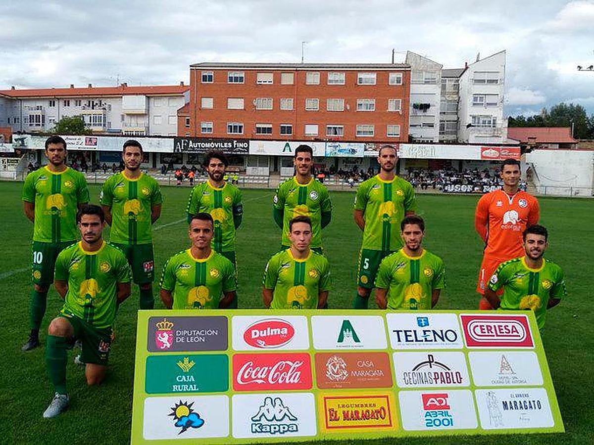 Once inicial del Unionistas en Astorga.
