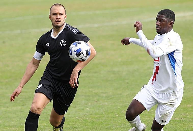 Kristian, autor del gol del Salamanca UDS.