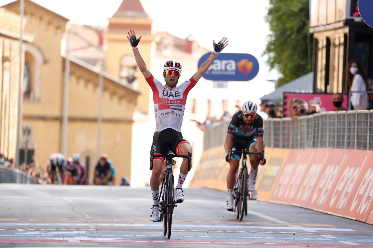 Diego Ulissi vence en la segunda etapa del Giro.