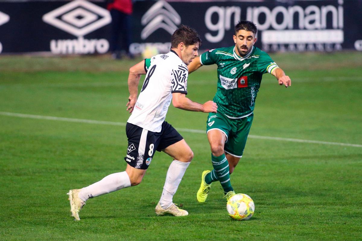 Encuentro entre el Salamanca y el Coruxo de la pasada edición de la Copa Federación.