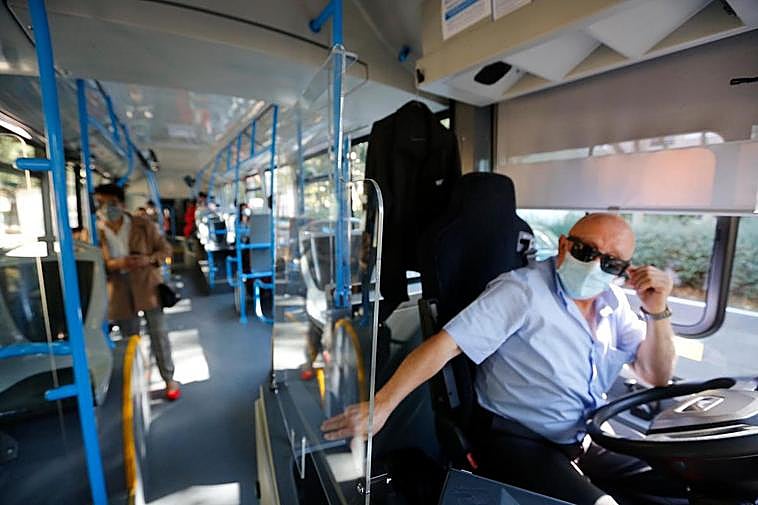 El nuevo modelo de mampara para los autobuses urbanos. I ALMEIDA