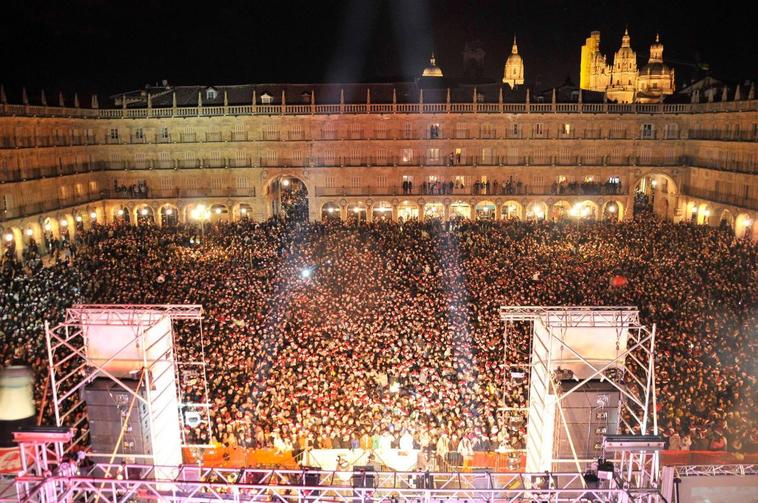 Celebración de la Nochevieja Universitaria en otra edición.