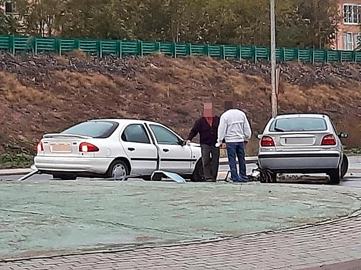 Vehículos implicados en el accidente.
