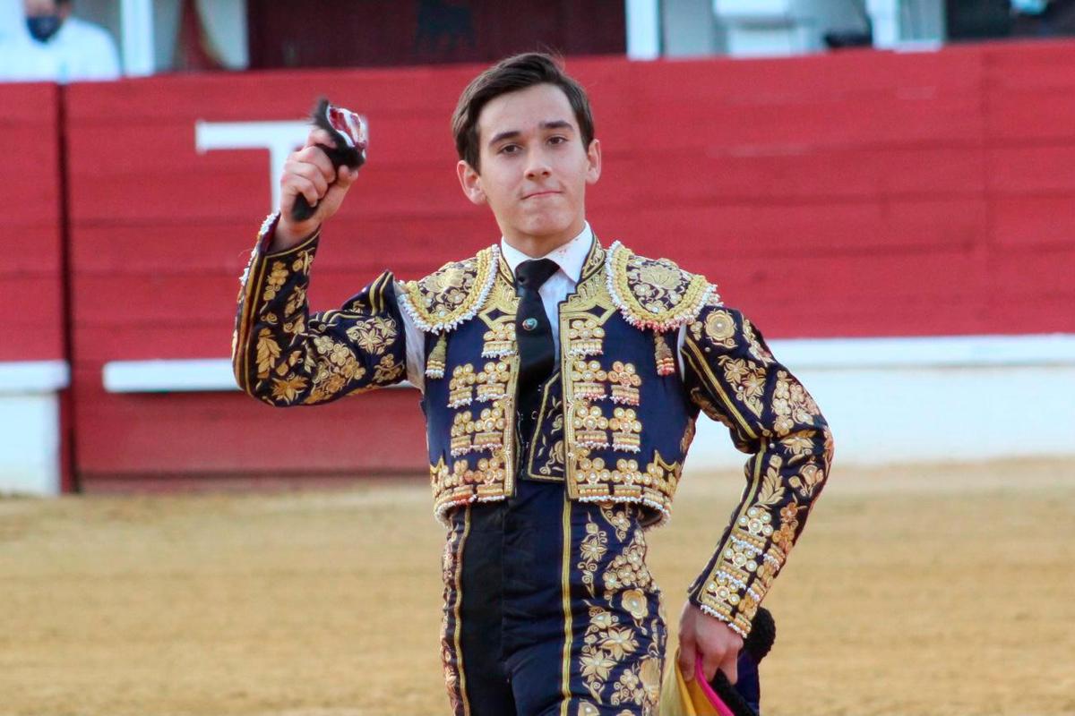 Ismael Martin, esta tarde en la final de Medina del Campo.