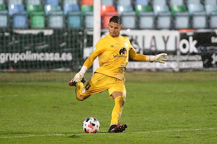 Dani Barbero, titular en el último partido del Salamanca UDS.
