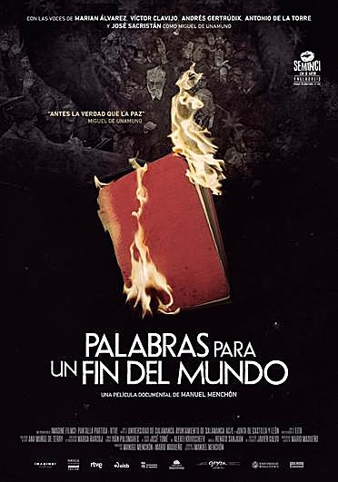 Detalle del cartel de “Palabras para un fin del mundo”