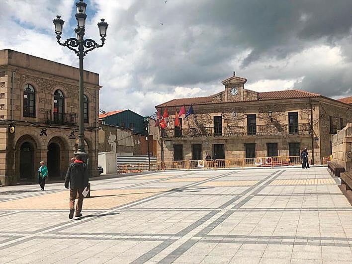 Plaza de España de Vitigudino.