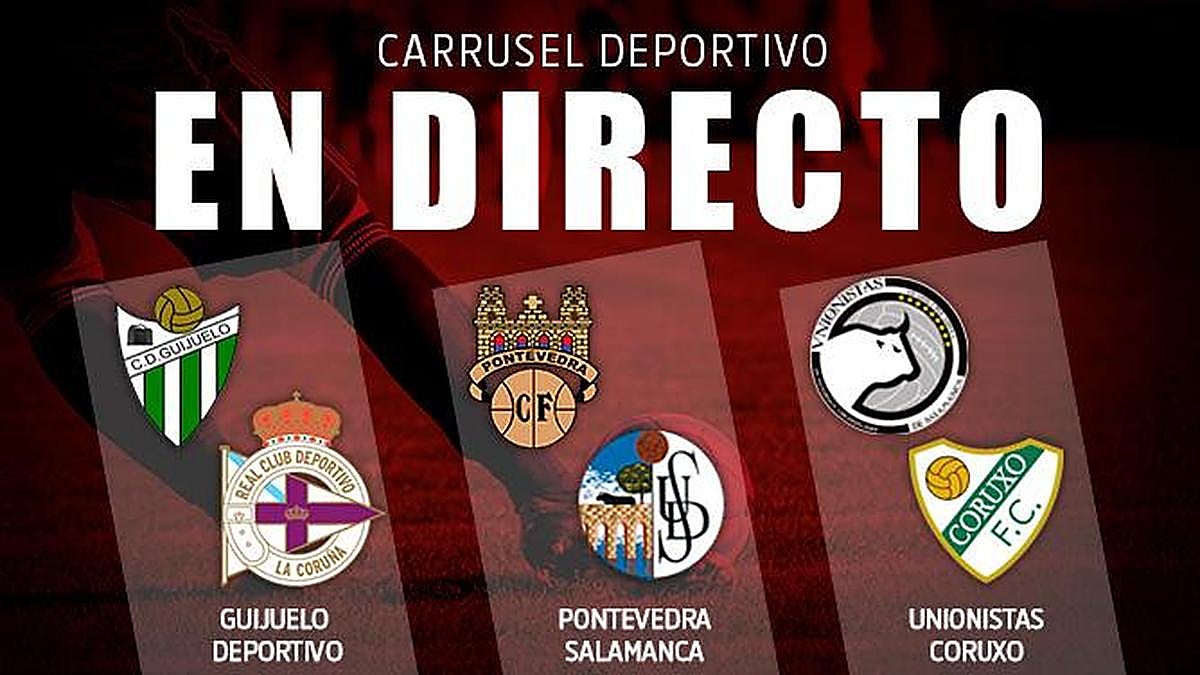 CARRUSEL | Finales: Pontevedra-Salamanca (2-0), Guijuelo-Deportivo (0-0) y Unionistas-Coruxo (2-0)