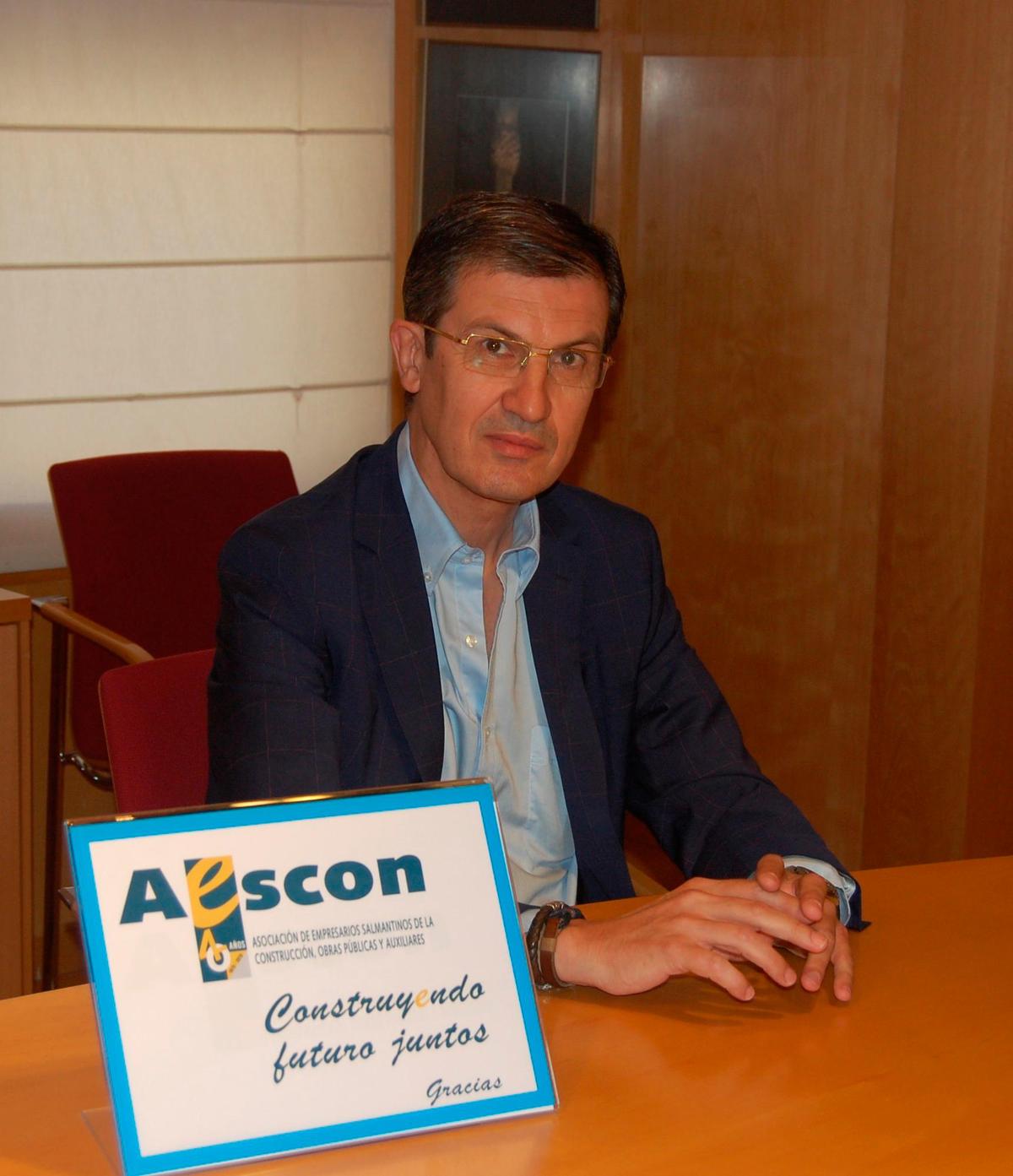 Manuel Prieto, presidente de la Asociacion de Empresarios de la Construcción AESCON