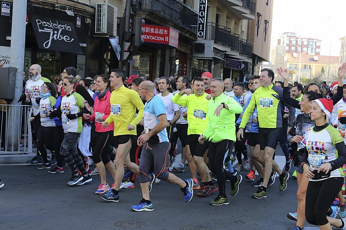 Carrera de la San Silvestre en Salamanca el año pasado.