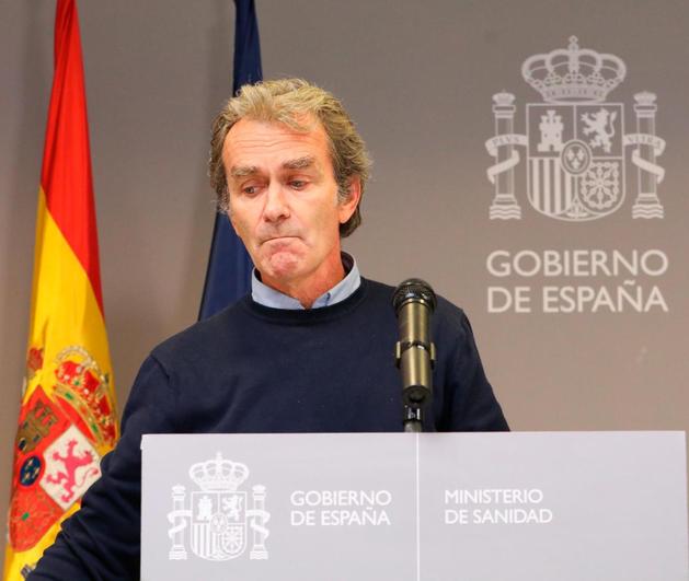 Fernando Simón en la rueda de prensa.