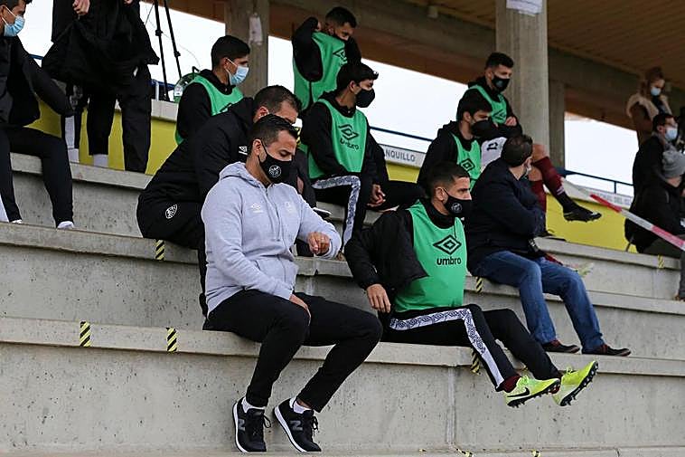 Rafa Dueñas, en la grada del Reina Sofía.