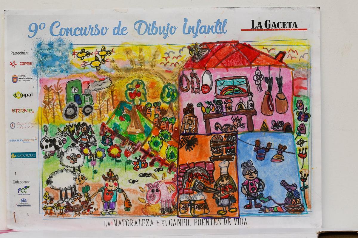 Nerea Ullán Bejarano, del CEIP Campo Charro, 2º premio en categoría de 1º y 2º de Primaria