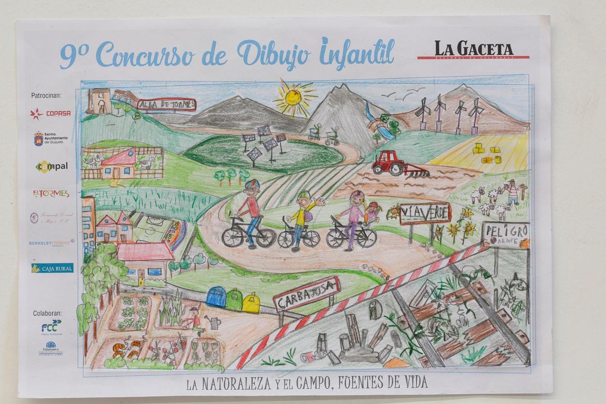 Daniel Illera López, del CEIP Francisco de Vitoria, 3º premio en categoría de 1º y 2º de Primaria